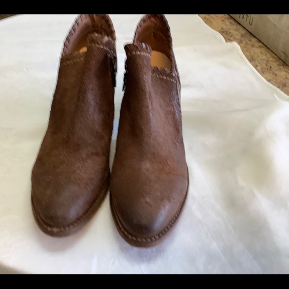 NEW Bed Stu Carla Chunk Heel Booties, Size 7 - Picture 3 of 13
